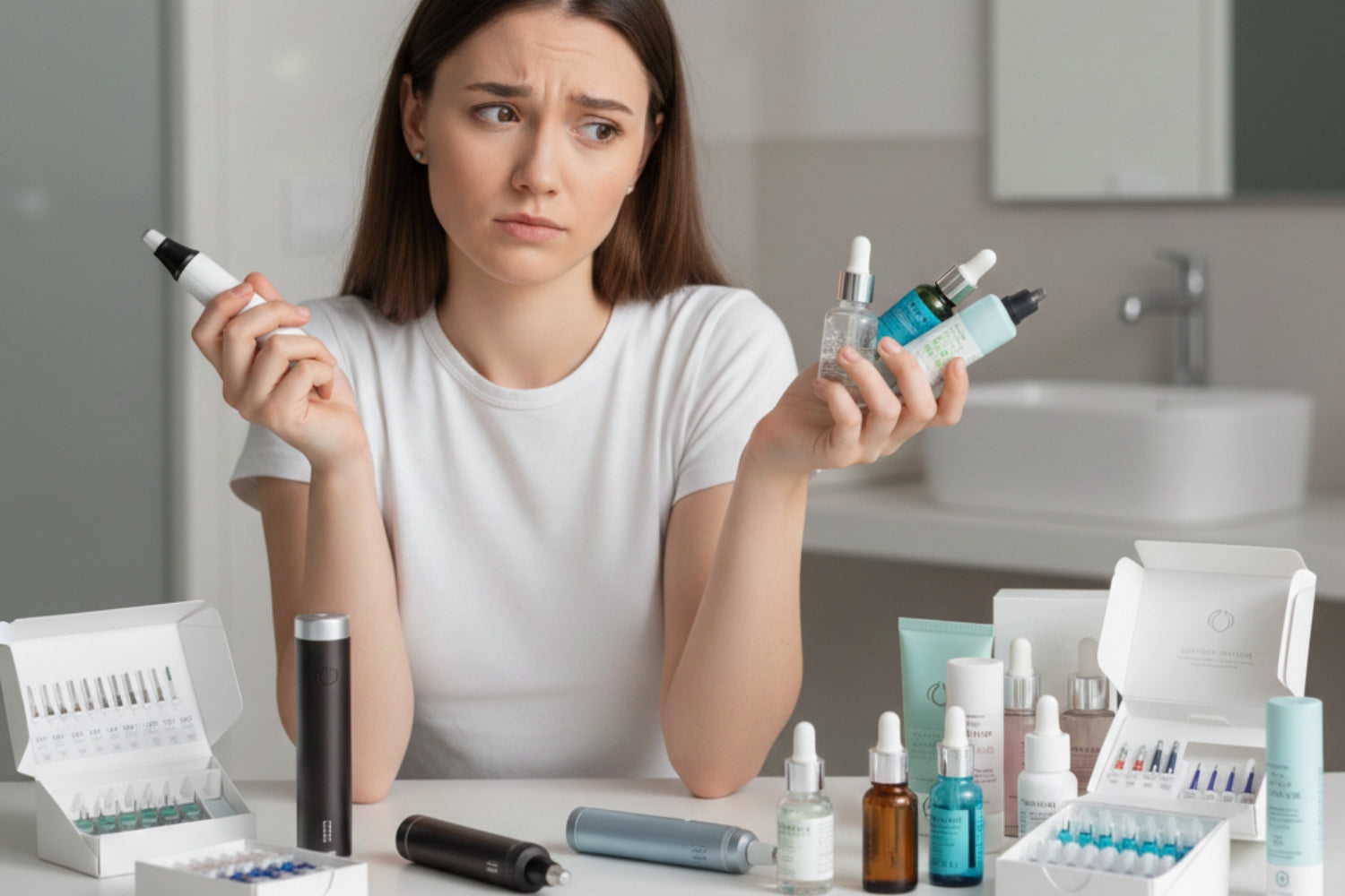 Quels sérums choisir pour une séance de microneedling ?