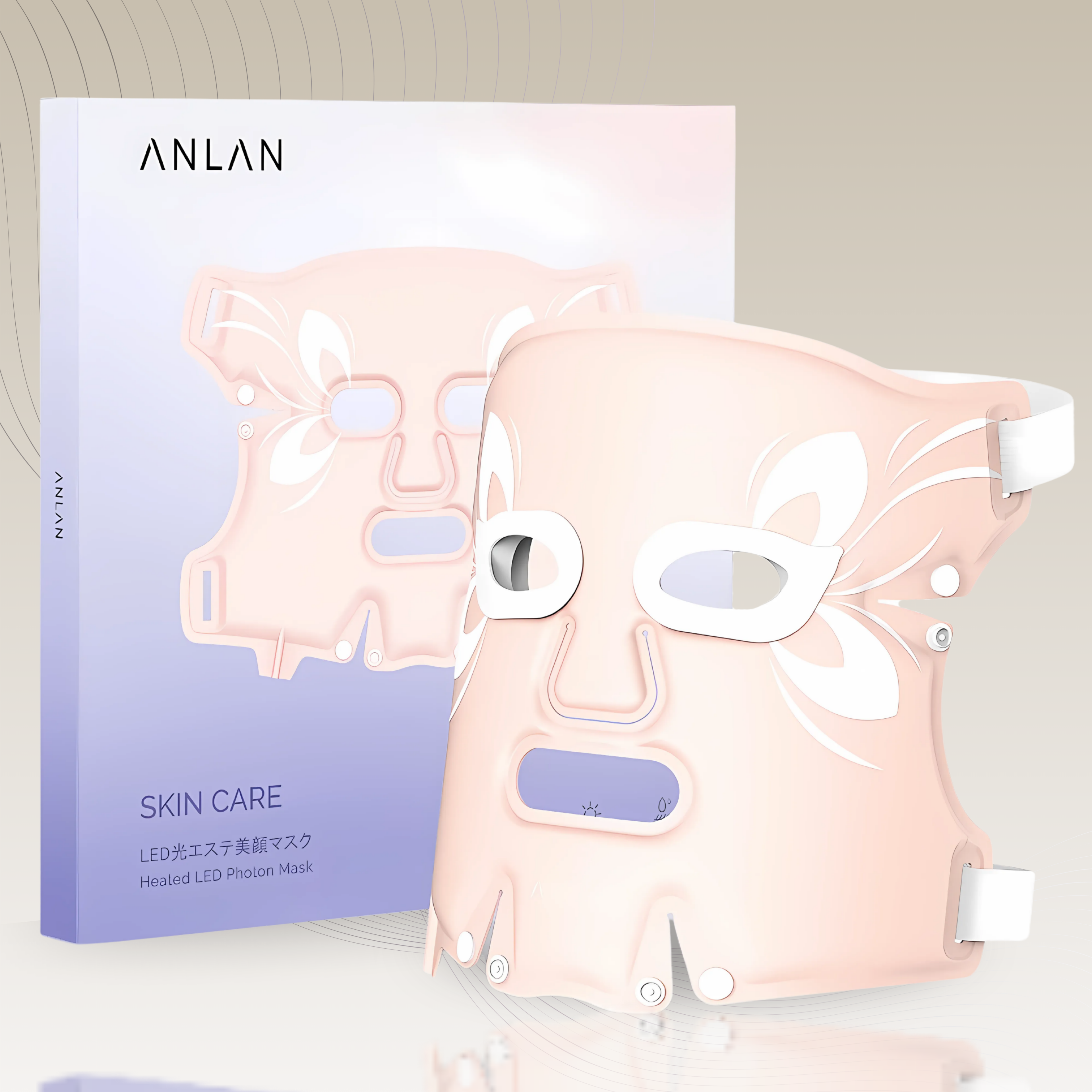 Masque Photothérapie LED chauffant