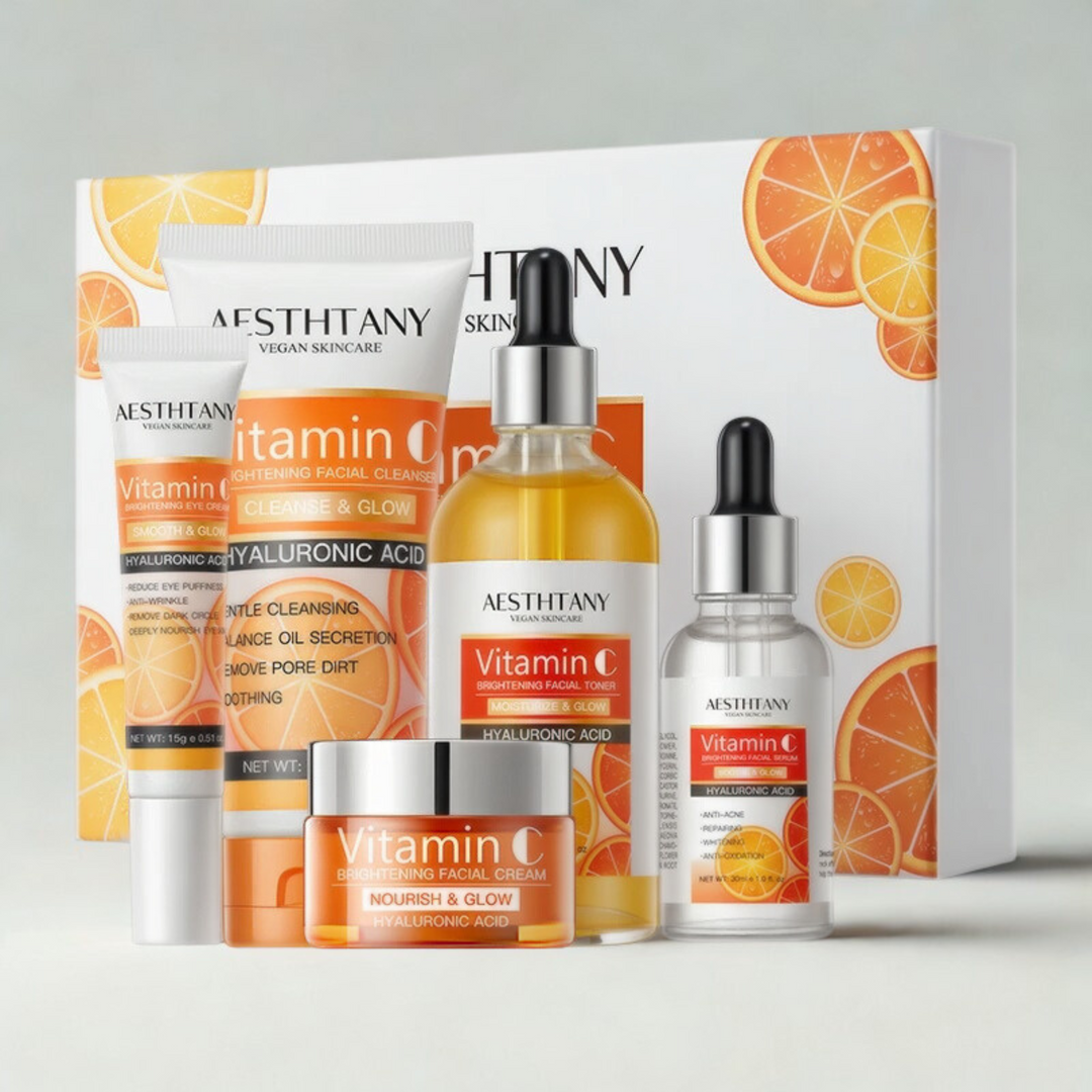AESTHTANY — Coffret Skincare 5-en-1 – Vitamine C