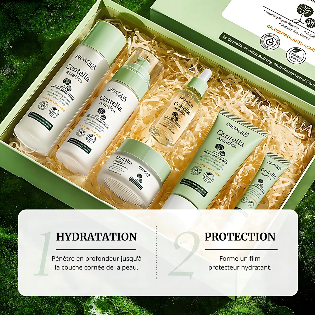 BIOAQUA – Coffret Skincare 6 en 1 à la Centella Asiatica