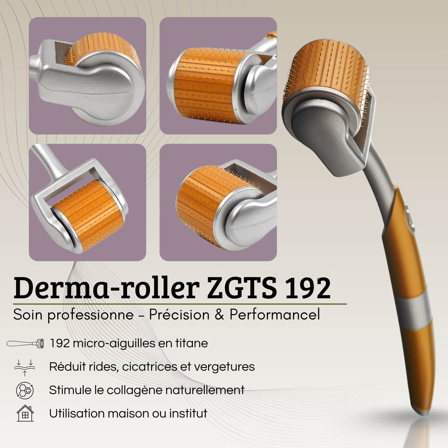 Derma-Roller ZGTS 192 Aiguilles