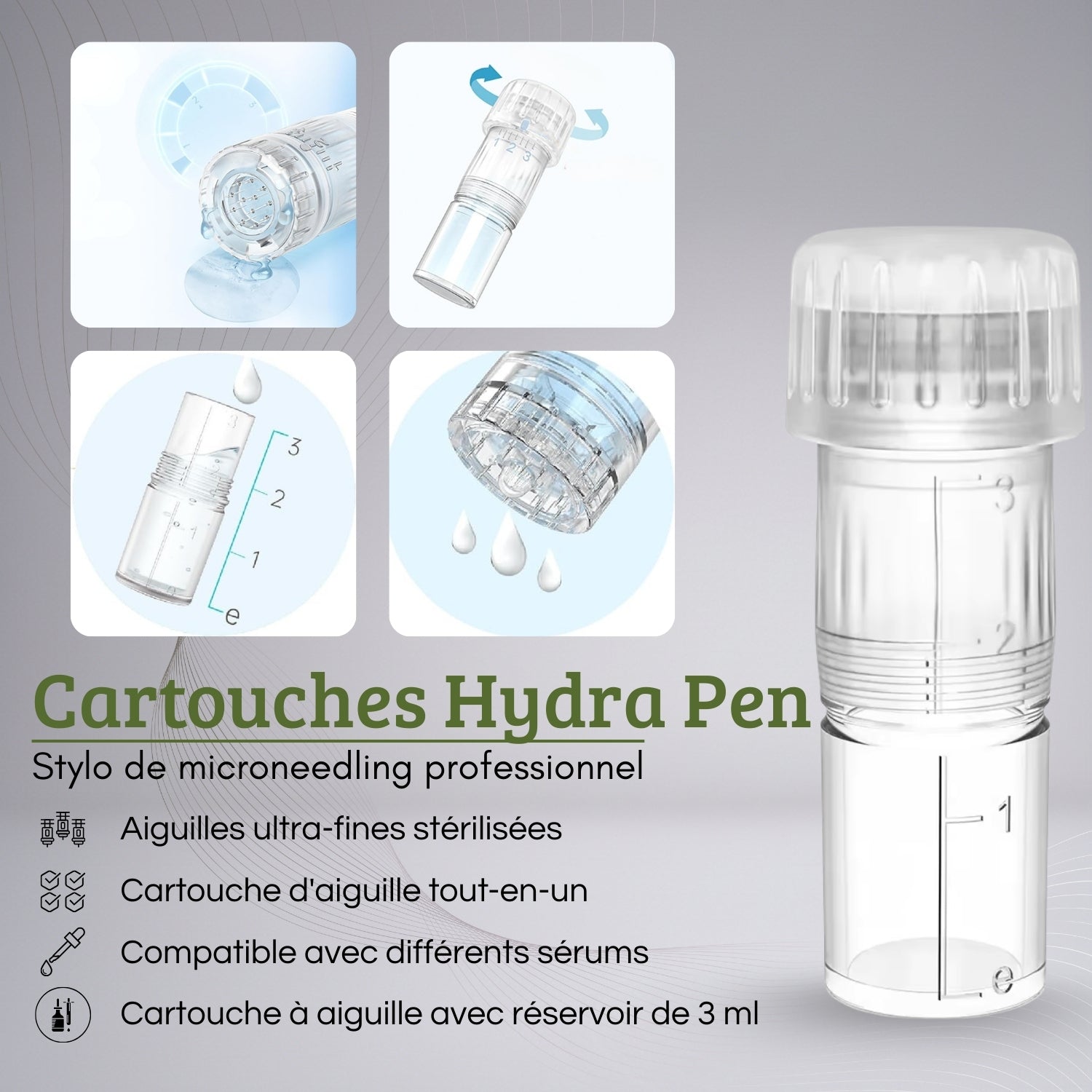 خراطيش قابلة للتعديل لقلم هيدرا H5