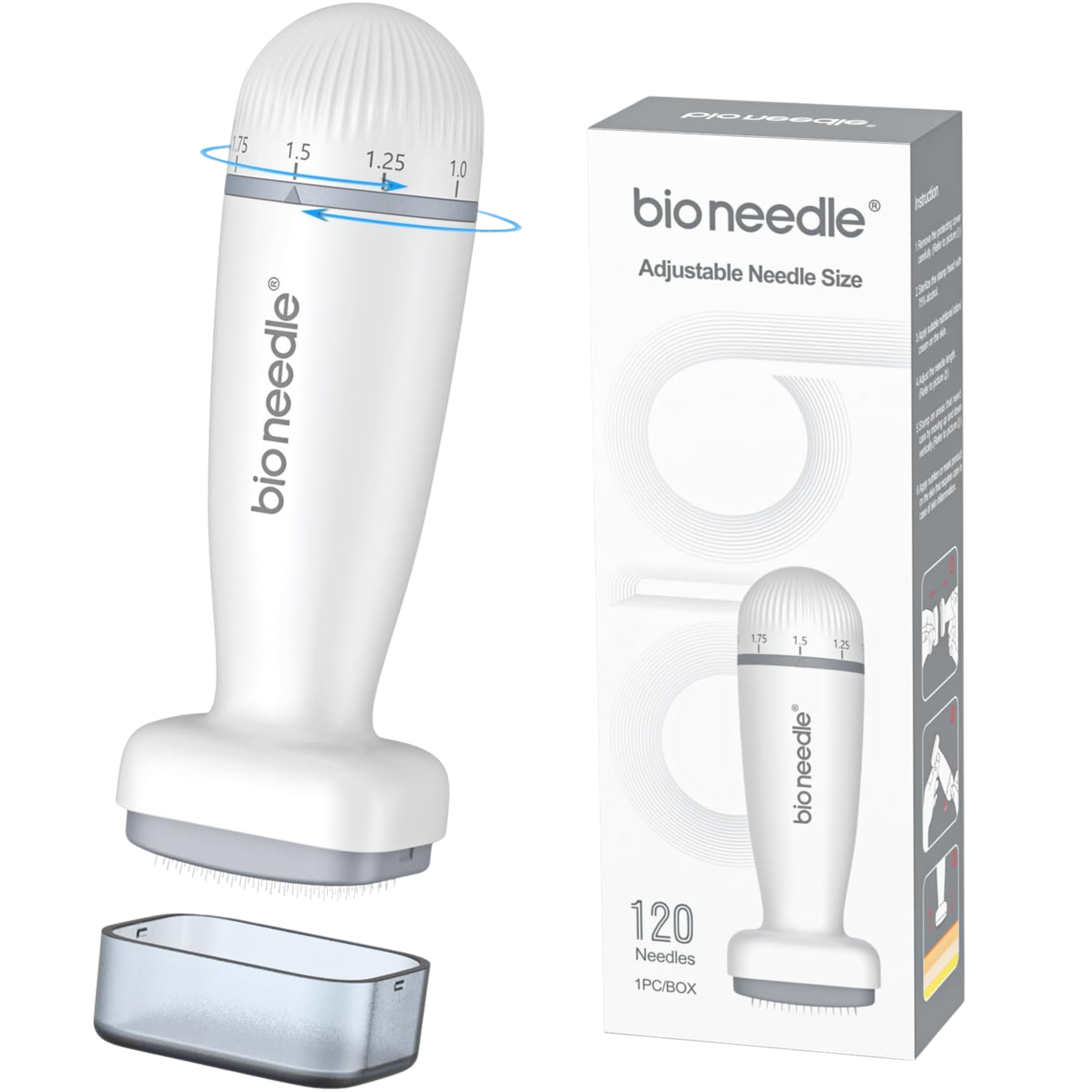 Derma-stamp Réglable 120 Pins – Bio Needle