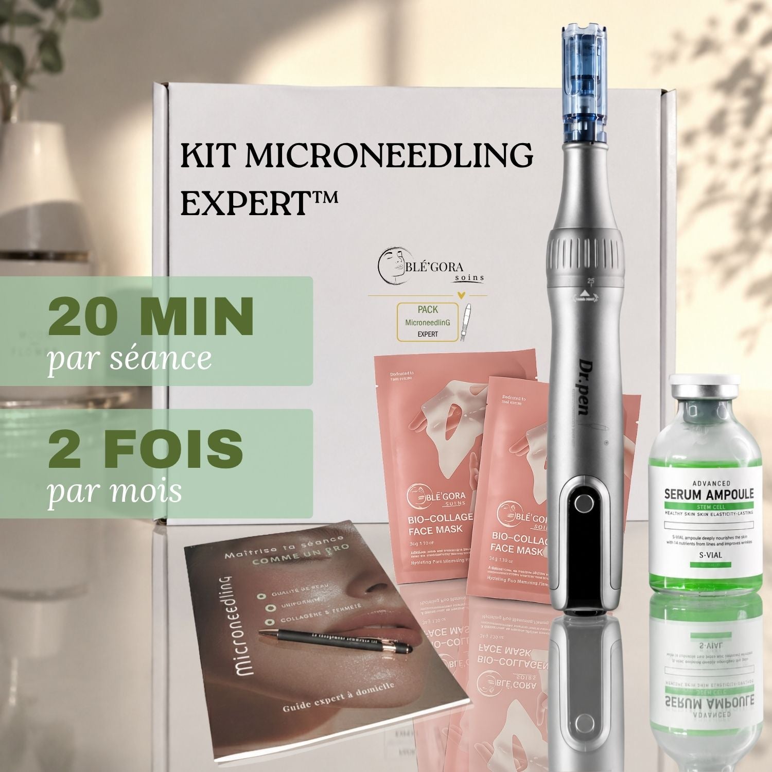 Kit Microneedling Expert™ – Tout-en-Un à Domicile