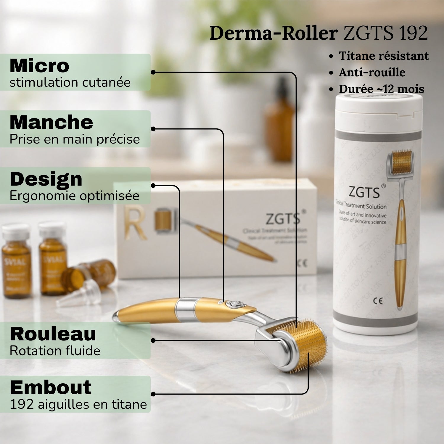 Kit Microneedling Barbe & Cheveux™