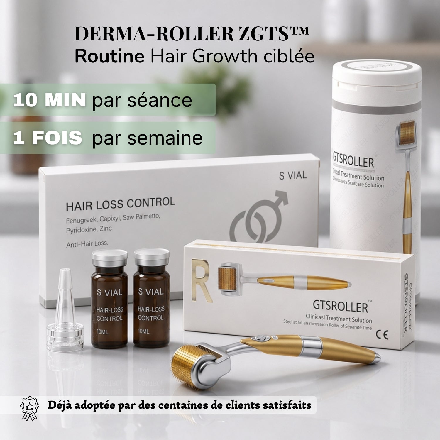 Kit Microneedling Barbe & Cheveux™