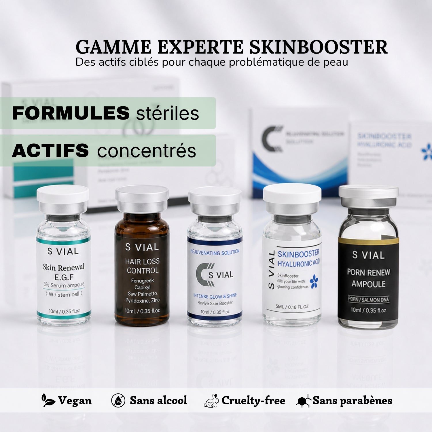 Ampoules stériles ciblées