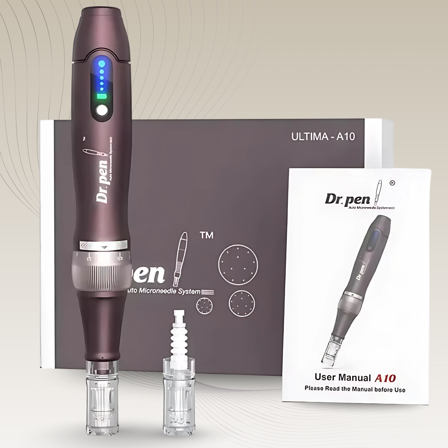 Ручка Dr. Pen Ultima A10 з 2 картриджами