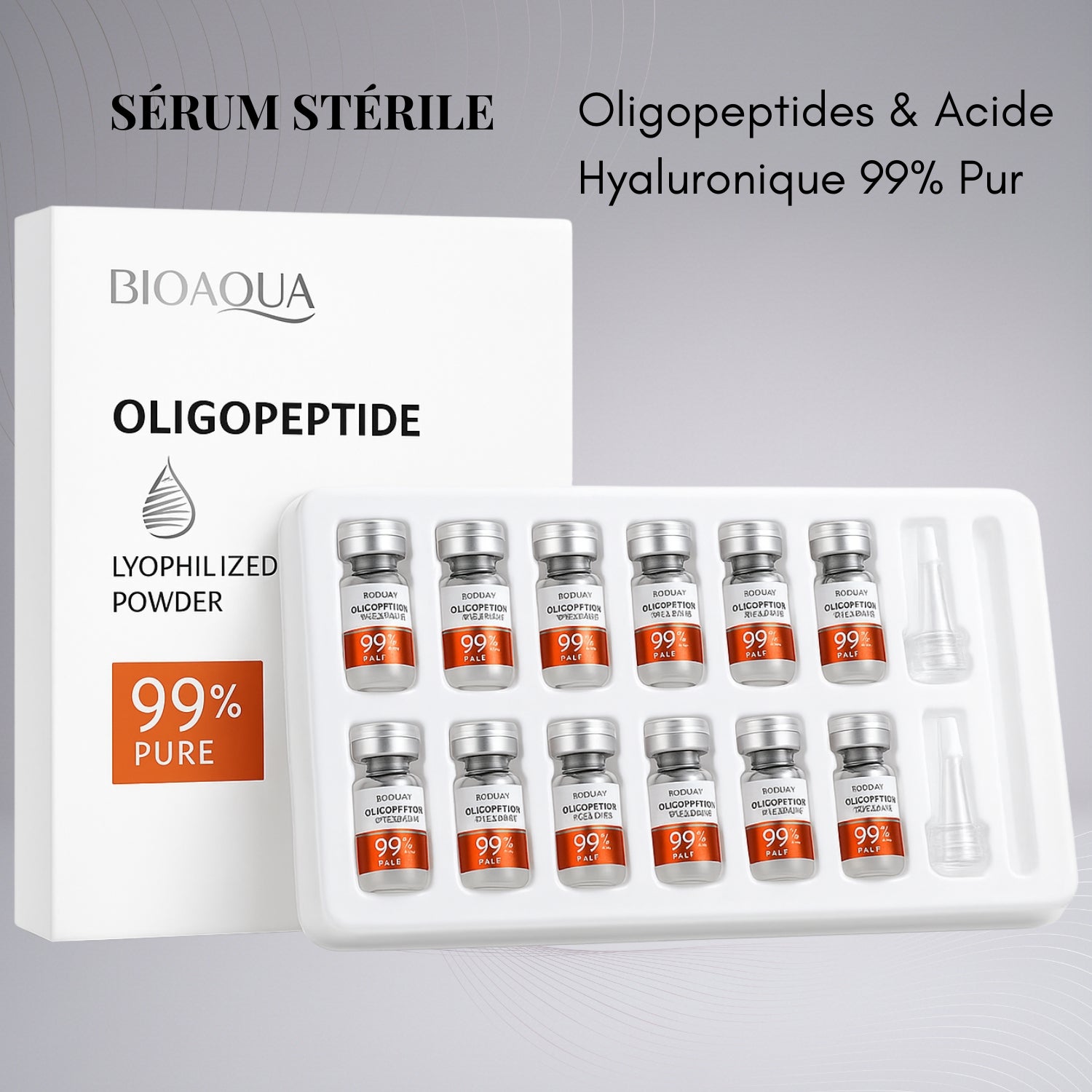 Sérum Oligopeptides & Acide Hyaluronique 99% Pur