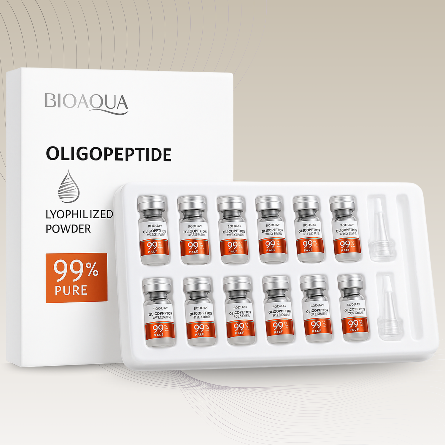 Oligopeptides &amp; 99% Pure Hyaluronic Acid Face Serum Set